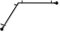 Rod Desyne Arman Gardinenstange für Fenster, 33/40,6 cm, 71,1-121,9 cm, Schwarz