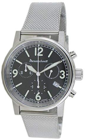 Messerschmitt Aristo Herren Uhr Chronograph ME-1624M Edelstahl