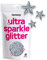 Hemway Ultra Sparkle Glitter - 3D Star | Silver Holographic Metallic Flake Sequins for Resin & Epoxy Crafts | Craft Supplies for Tumblers, Festival, Hair, Face, Body, Eye & Nail Art Decoration | 50 g