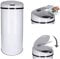 Automatic Sensor kitchen bin 50l - Smart touchless waste trash can - automatic lid, Odor-inhibiting, stainless steel, soft close, LCD display, motion sensor - Waste Rubbish Bin, Dustbin, Trash Can