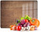 Decovetro® Schneidebrett Glas | 40 x 30 cm | Glass Cutting Board | Hygienisches und robustes Glasschneidebrett für die Küche | Kratzfest, hitzebeständig Schneidebrett ohne Plastik | Leicht zu reinigen