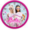 Barbie KL87045 Wanduhr, Farbig, 25 cm
