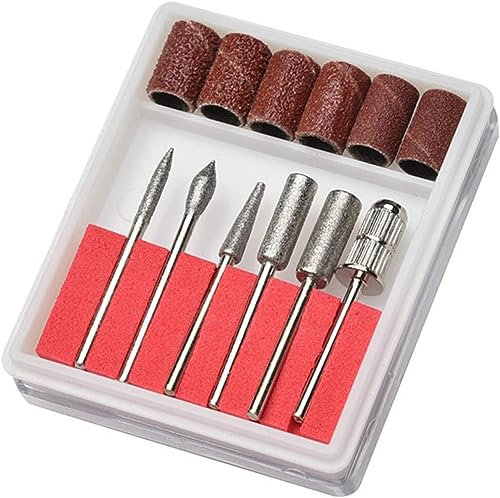 Xoali Professional Nail Drill Kit - 6 Pcs Bits, Gel Removal, Manicure & Pedicure, Home Use