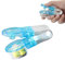 Pilulier portable, distributeur de pilules portable, boîte de rangement, distributeur de médicaments, sans contact, outil facile à emporter (bleu)