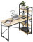 MARK ADLER Leader 4.0 | Industrial Schreibtisch | Arbeitstisch | Büromöbel | Kleiner L-förmiger Computertisch mit Ablagefächern | 119.5 x 48 cm | Umkehrbarer | Homeoffice Büro Arbeitszimmer | Eiche