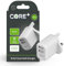 CORE + | Dual USB A Wall Charger Plug | Fast Charging 15.5W | Smartphone & Device Charging Plug |Charges two devices at once | Overload Protection | White