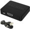 HDMI Splitter Aluminium, 4K@60Hz HDMI Splitter, HDMI Verteiler 1 in 2 Out mit Netzkabel, HDMI Switch HDMI Splitter, Auto Skalierung, 3D Full HD 1080P, für Smartboxen, Spielekonsolen, Notebooks