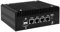 MNBOXCONET Fanless Mini PC AMD Ryzen 5 5500U (6C/12T), Micro Firewall Desktop Computer Office WIN 11 Pro, DDR4 64GB RAM 1TB NVME SSD, 4 x i226V 2.5GbE LAN, USB C HD DP Triple Display
