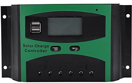 Controller fotovoltaico del regolatore solare con doppie porte USB automaticamente compatibili da 12 V 24 V Sistemi IP32 Evidenziazioni di valutazione AGM Gel Batterie adatte a (40A)