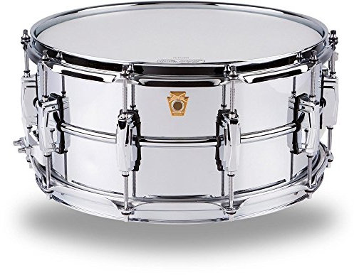 Ludwig Supra Phonic Snare LB402B, 14x6,5, Chrome over Brass - Rullante