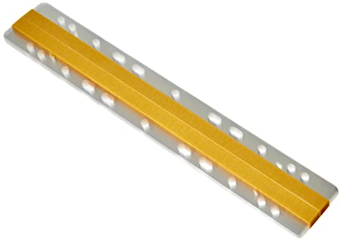 VELOFLEX 2001100 - Heftfix Heftstreifen, Abheftstreifen, DIN A4 292 mm, selbstklebend, glasklar, 50er Packung