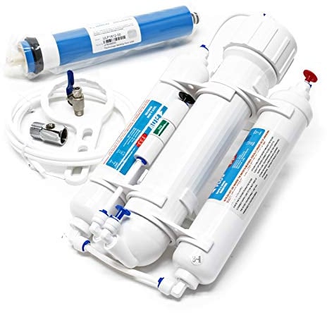 Naturewater 3 stufige Umkehrosmose RO – 190 l/Tag 50 GPD – Osmose Entmineralisierung – Umkehrosmoseanlage Wasserfilter für Trinkwasser