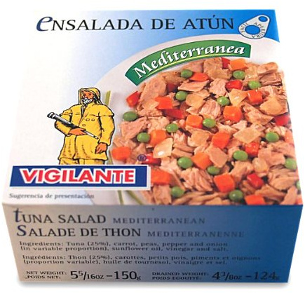Thunfischsalat Mediterranea / Ensalada de atún Mediterranea - 124gr