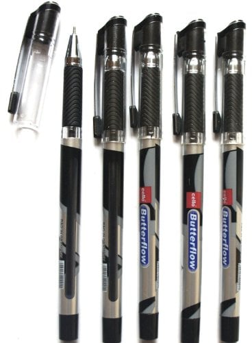 butterflow Kugelschreiber schwarz 10 Stück