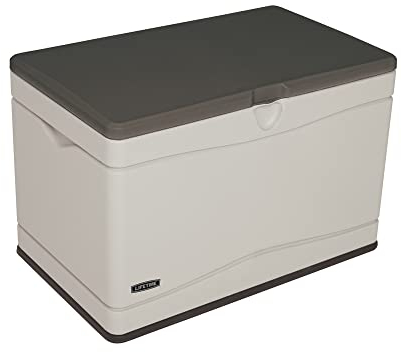 LIFETIME Kissenbox Gartentruhe Auflagenbox Sun 99x62x66 (LxBxH) 300l Volumen, 115kg Traglast