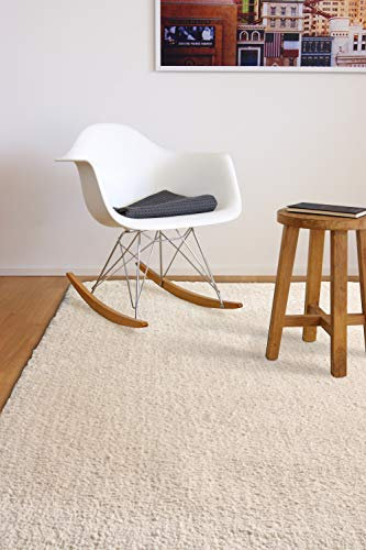 floor factory Weicher Hochflor Shaggy Teppich Privilege beige 160x230 cm - Flauschiger Mikrofaser Langflorteppich