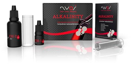 NYOS® Alkalinity Reefer Testkit - Hochpräzise Meerwassertests, Karbonathärte Laborniveau, 50 Tests, einfache Anwendung, deutsche Qualität