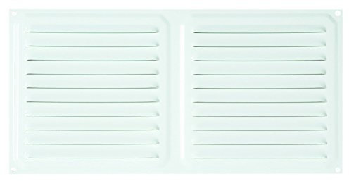 Brinox B70240D - Rejilla de ventilación (15 x 30 cm) color lacado blanco