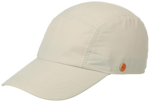 Mayser Riccardo Sunblocker Cap Damen/Herren - Made in the EU Fullcap Sportcap Baseballcap Hinten geschlossen, mit Schirm Sommer Frühling-Sommer - 61 cm Hellbeige