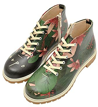 DOGO Damen Shortcut Boot Stiefelette, Multicolor, 39 EU
