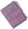 BTNEEU Homme Femme Porte Carte de Credit Cuir RFID Blocage Portefeuille Cuir Petit, Porte Carte Slim avec Poche à Monnaie, Petit Porte Monnaie Cuir avec 9 Emplacements de Carte, Violet, Petit