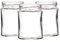 Set of 24x 300ml Panelled Jam Jars | 300ml Jam Jars | Including Gold Twist Off Caps | Glass Jars | Preserve & Chutney Jars | J&B