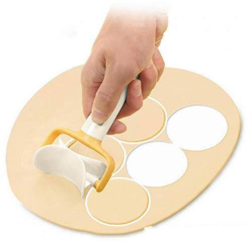 Bongles Kunststoff-Icing Spachtel Runde Ausstechform Rollen Biscuit Schneiden Gebäck Kreis Teigschneider Dumpling Mold