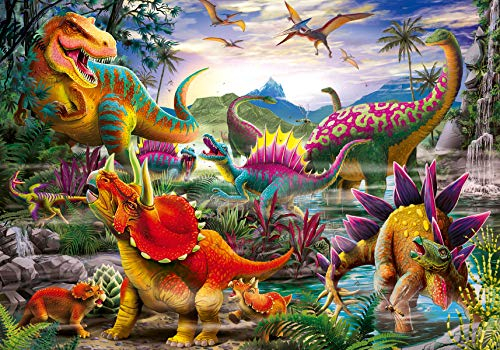 Ravensburger T-Rex Terror Dinosaurs Jigsaw Puzzle for Kids Age 3 Years Up - 35 Pieces - Educational Toddler Toys and Games