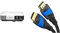 Epson EB-2250U 3LCD WUXGA Installationsprojektor 1920x1200 16:10 5000 Lumen 15000:1 Kontrast 10W Lautsprecher & KabelDirekt – 12,5 m – 4K HDMI-Kabel (4K@60 Hz – kompatibel mit HDMI 2.0/1.4, schwarz)