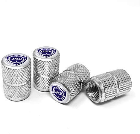 Tappi Cappucci Coprivalvole per Pneumatici Auto Lancia Universali, Set da 4