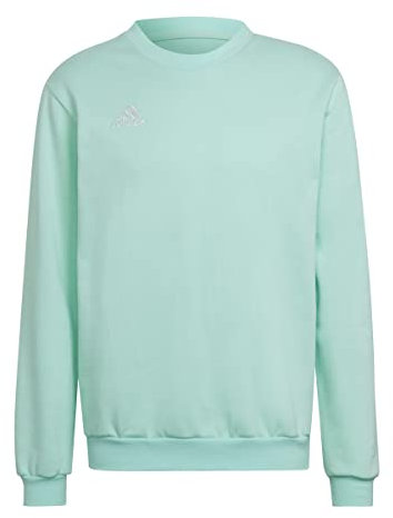 adidas Herren Entrada 22 Sweatshirt, Clear Mint, L