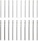 DXLing 20 Stück Professional Spiralbohrer 1.5mm 1mm Metall Micro Bohrer Set Metallbohrer Holzspiralbohrer elektrisches Bohrwerkzeug für Eisen Aluminium Holz Kunststoff