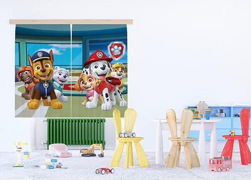 AG Design Curtains Paw Patrol 180 x 160 Light, 100% PES