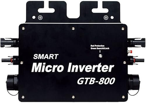 Micro Onduleur Solaire, Onduleur Module 800 W, Micro-Onduleur Intelligent, Onde Sinusoïdale Sortie D'onduleur Solaire Étanche IP65 220 V A,800W