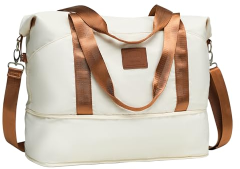 COOLIFE Cabin Bag 45×36×20 for Easyjet Airlines Underseat,Travel Holdall Carry on Hand Luggage Weekend Bag for Women,Travel Duffel Bag, Weekend Bag with Trolley Sleeve