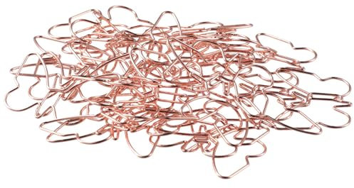 allcoupon 50 niedliche Büroklammern, Schmetterlinge in Form, verschiedene niedliche Lesezeichen-Clips in verschiedenen Farben