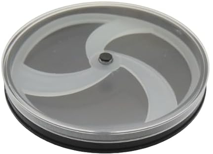 KD89 Schale aus Kunststoff für die Verpackung des Zifferblatts von Uhren Ø 60 mm – hergestellt in der Schweiz, Schwarz