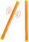 Novelty Place 16 Stöhnröhren-Geräuschmacher, 2er-Pack – Lustiger Party-Krachmacher für Kinder und Erwachsene – Party-Geschenk-Schallröhren-Spielzeug – Orange