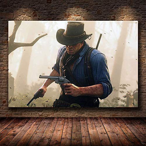 IGHSNZUH Puzzle 1000 Stück Spiel Red Dead Redemption 2 Malerei Artpicture Jigsaw Puzzle 1000 Stück Pädagogische Intellektuelle Dekomprimierende Spielzeugrätsel Fun Family Game Für Kinder Erwachsene5
