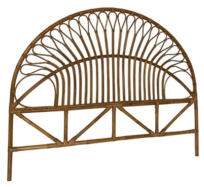sweeek - Kopfteil aus dunklem Rattan - Malacca