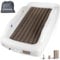 Cowiewie Inflatable Toddler Travel Bed with Rechargeable Cordless Air Pump, Toddler Blow Up Mattress with Safety Bumpers, Portable Toddler Bed for Kids for Camping Travel Hotel Home (Grey)