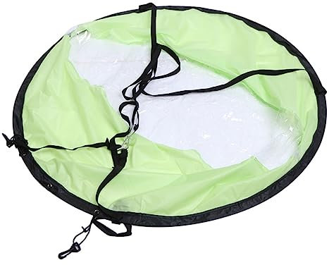 HONMEET Einfach Aufzubauendes Kajak-Segel – 2-teiliger Kajak-Wind Mit Transparentem Fenster Für Uv- Und Kajak-Abenteuer