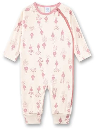 Sanetta Baby-Strampler beige Rüben | Praktischer und bequemer Strampler aus Bio-Baumwolle für Mädchen.