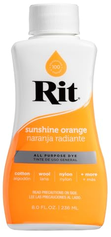 Rit - Tinte líquido multiusos naranja sol, 236 ml