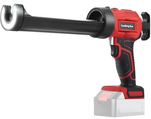 QCXWCJWD Cordless Caulking Gun for Makita 18V Battery, Electric Caulk Gun for Makita with 4 Adjustable Speed & LED Light, Caulking Adhesive Guns for Kitchen Bathroom Window(Battery Not Included)