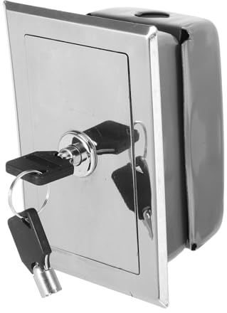 Electric Rolling Shutter Door Switch Box Manual Control Enclosure with Keys Waterproof Design for Garage Doors and Rolling Gates 1-Pack