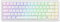 ATTACK SHARK X65 HE Magnetic Switch Rapid Trigger Keyboard, 65% Wired Gaming Keyboard with 8000 Hz Polling Rate, 0.01mm RT Accuracy, PBT Keycaps, QMK Driver, RGB.(White Contours)