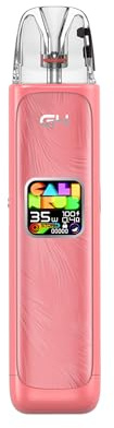Uwell Caliburn G4 Flamingo Red | Pod Kit – Vape/E-Zigarette im Pod-System mit 1300mAh Akku & 3 ml Tank – Mesh-Coil, Zugautomatik USB-C Schnellladeanschluss, MTL/RDL – kompakt & leistungsstark