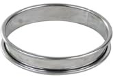 Gobel - Moule à tarte rond en acier inoxydable 12 cm
