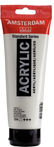 Amsterdam Standard Series Acrylfarbe Tube 250 ml Zinkweiß 104 (17121040)